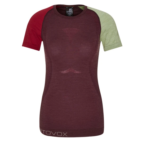 Ortovox 120 COMP LIGHT SHORT SLEEVE Frauen - Funktionsshirt Dark Wine