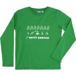 Tierra LS TEE JUNIOR Kinder - Sweatshirt Lizard Green (happy Camper)