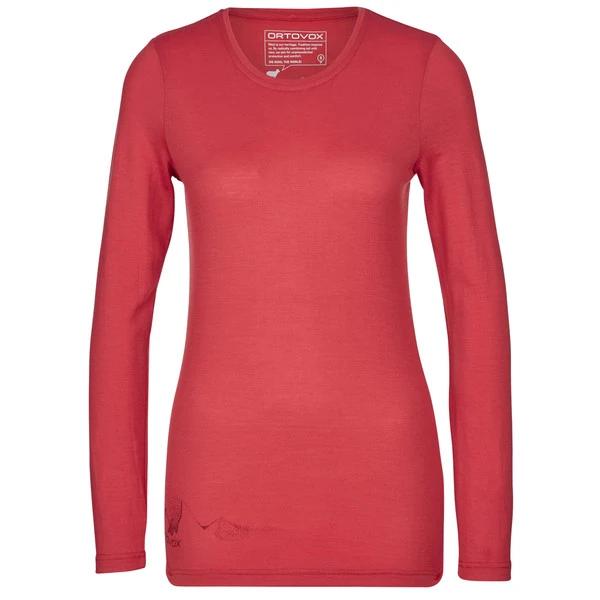 Ortovox 185 MERINO LOGO SPRAY LS W Frauen - Funktionsshirt Blush 1 Ortovox 185 MERINO LOGO SPRAY LS W Frauen - Funktionsshirt Blush