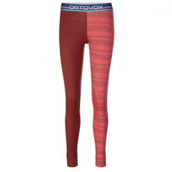 Ortovox 185 ROCK' N' WOOL LONG PANTS W Frauen - Funktionsunterwäsche Coral