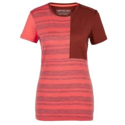 Ortovox 185 ROCK' N' WOOL SHORT SLEEVE Frauen - Funktionsshirt Coral