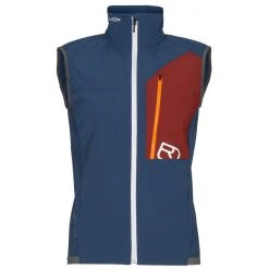 Ortovox BERRINO VEST M Männer - Softshellweste Blue Lake