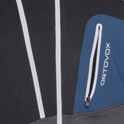 Ortovox FLEECE GRID JACKET M Männer - Fleecejacke Black Steel -Tierra Bekleidung Geschaft 5637859423 d fleece grid jacket m ortovox 24